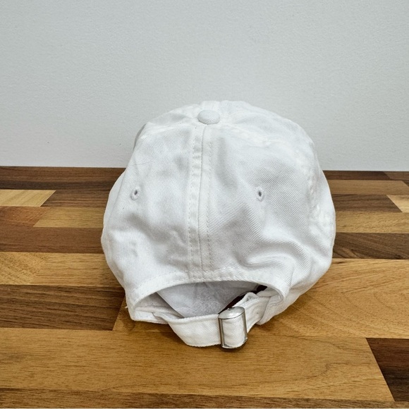 Smathers & Branson Needlepoint Monogrammed ball cap unisex white 100% cotton - Picture 3 of 6